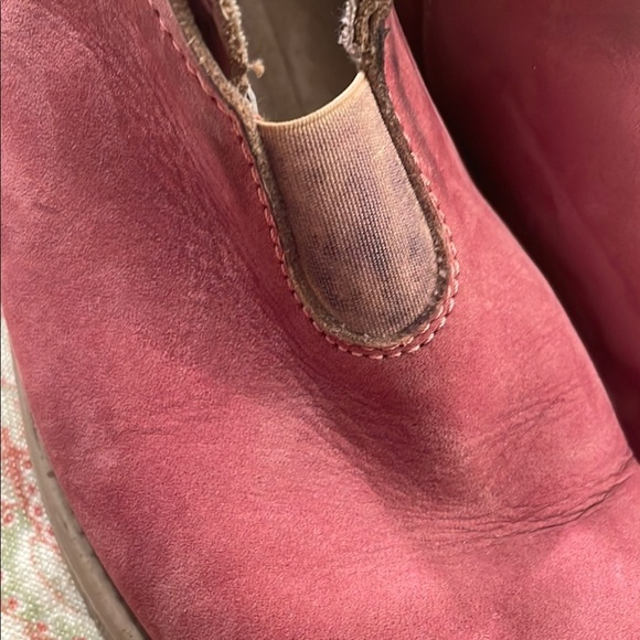 Sundance Suede Perforated Edging Ankle Boots - Picture 8 of 8